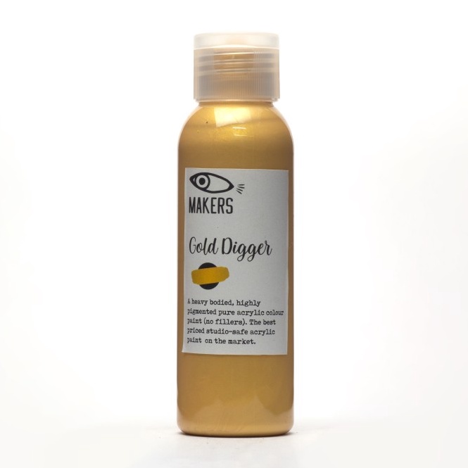 

Gold Digger Acrylic Paint 1ml by MAKERS i E2F9