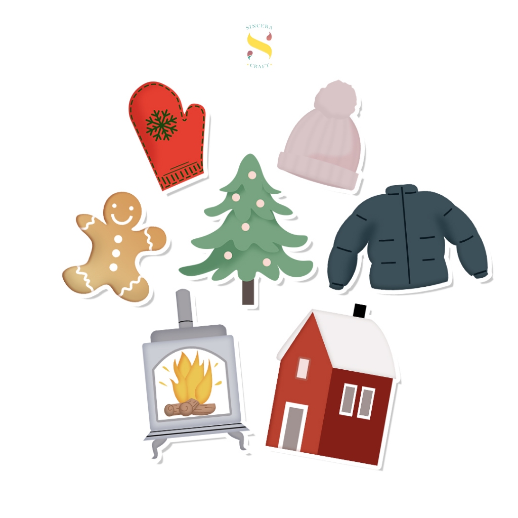 

Stiker Lucu Aesthetic Winter| Sticker Deco Bullet Journal | Aesthetic Sticker Pack Anti Air