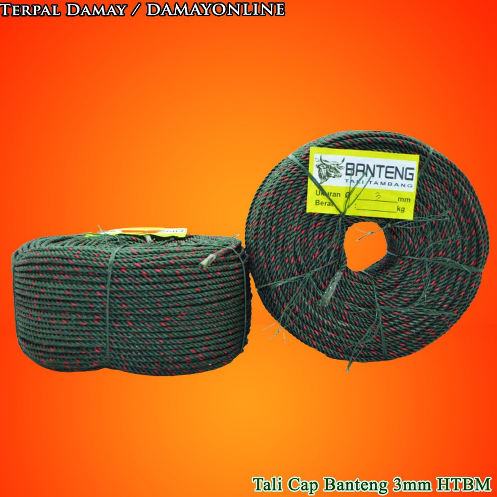 

Tali Tambang 3mm Hijau Bintik Merah Rol Harga Per Rol d WE2