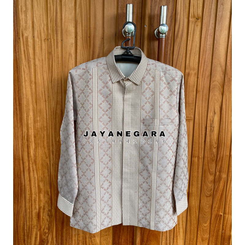 Kemeja Tenun Jayanagara Original Handwove 024