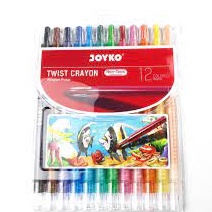

1pack crayon putar twist crayon merk joyko 12 panjang f F7W4