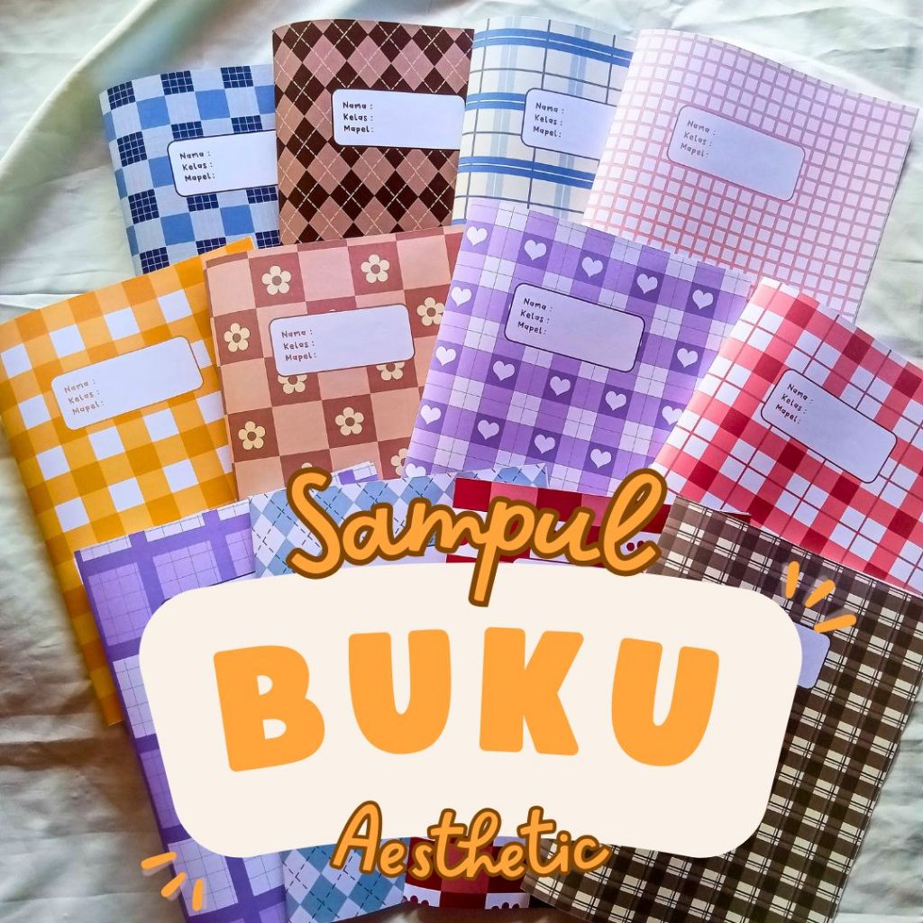 

(ISI 12) MOTIF 1 | SAMPUL BUKU AESTHETIC 1 PAKET ISI 12 LEMBAR | SAMPUL BUKU BIGBOSS SAMPUL BUKU SIDU ( MOTIF TERBARU ) HALLONAASTORE