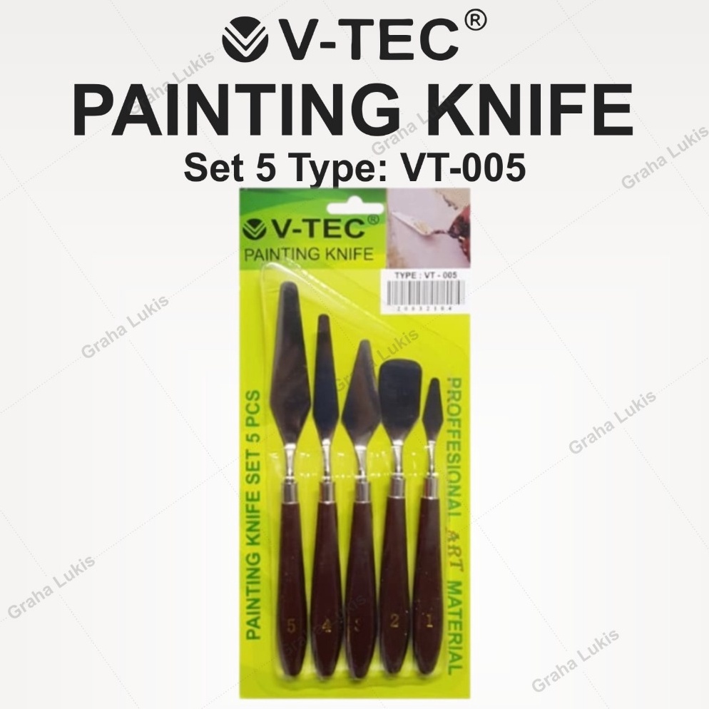 

VTec Painting Knives Set 5 Pisau Palet VT5 VTec Painting Knives d Z3G8