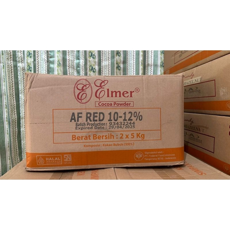 

Elmer Cocoa Powder African Red 10-12% 2x5Kg
