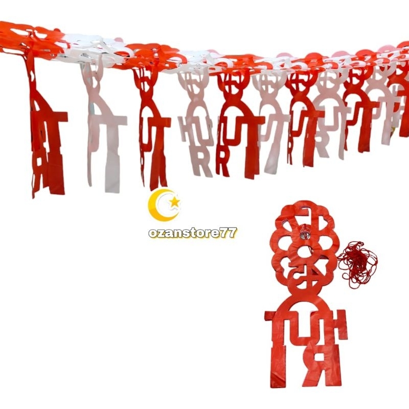 hiasan tarik HUT RI / garlan HUT RI