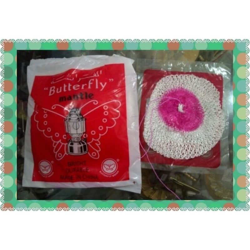 KAOS LAMPU PETROMAX isi 1 Lusin BUTTERFLY