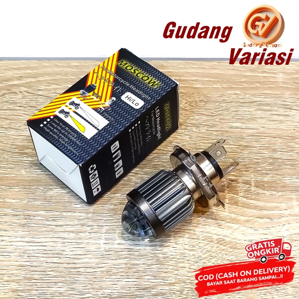 Lampu LED Laser H4 Untuk Vixion R15 Pulsar / Lampu Utama Motor Dan Mobil LED