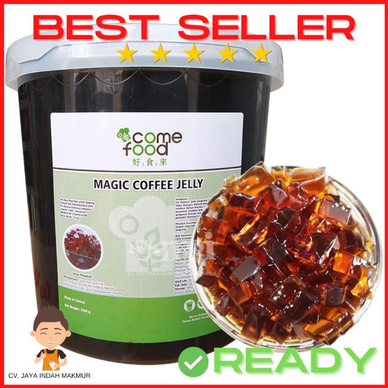 

CUCI GUDANG Magic Coffee Jelly Jeli Kopi Coffe Jeli Topping Taiwan 33kg
