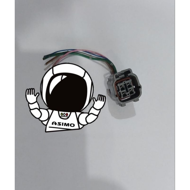 soket headlight reflektor led pin 4 original kawasaki fi new KLX 150 230 SE Kabel Socket konektor he