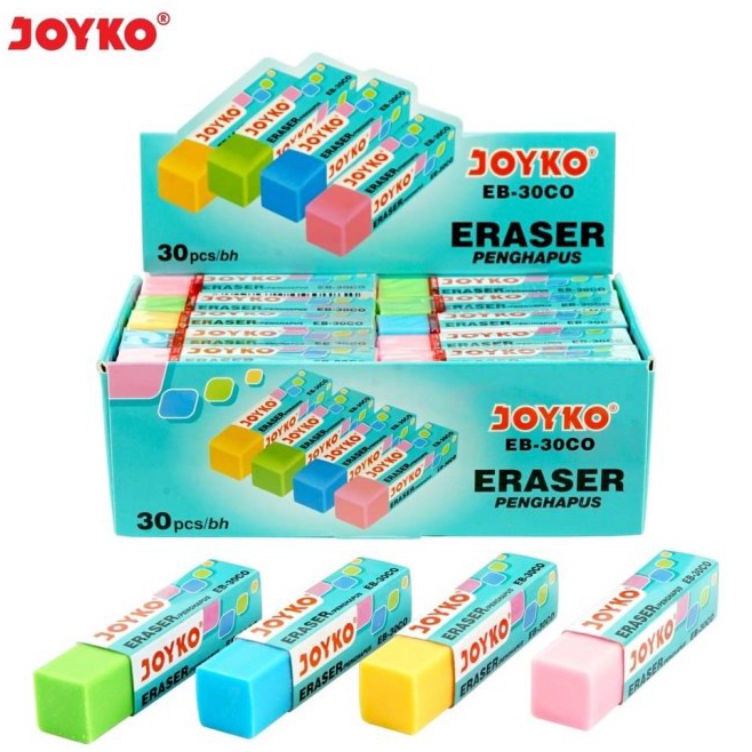 

penghapus joyko tanggung ER3COwarnawarni 1pak3pcs w N3Y4