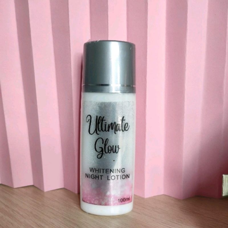 [KEMASAN BARU TUBE] ULTIMATE GLOW WHITENING NIGHT LOTION 100% ORIGINAL