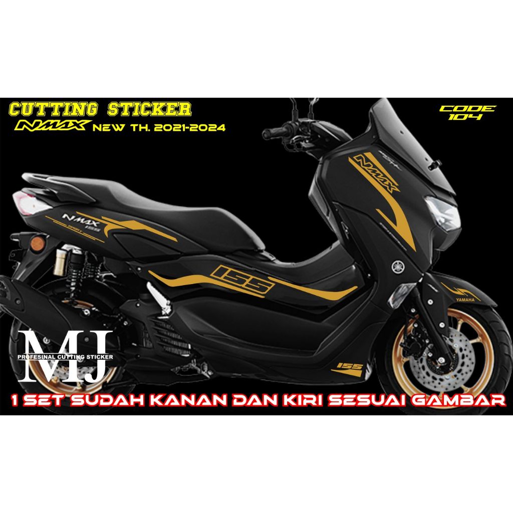 UTTING STICKER NMAX OLD STIKER NMAX LAMA LIS BODI NMAX