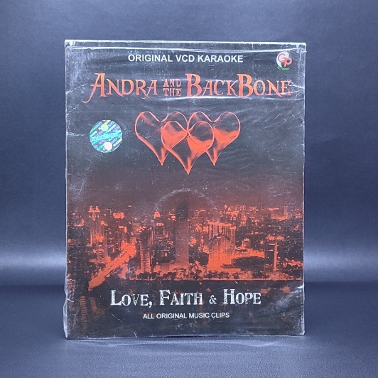 VCD ANDRA AND THE BACKBONE - LOVE FAITH & HOPE ORIGINAL