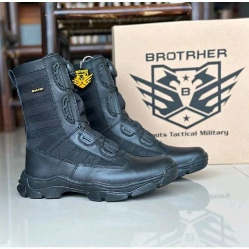 SEPATU PDL TALI PUTAR BROTHER doff MODEL NINJA/ TNI POLRI SECURITY TER