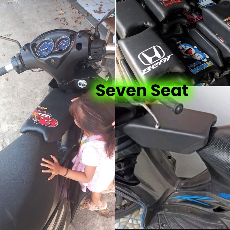 jok boncengan anak skywave motif car