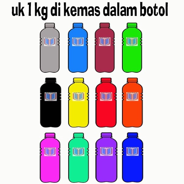 

Cat pewarna kanvas lukis styrofoam tas mewarnai dan patung gypsum ukuran 1kg f V4P5