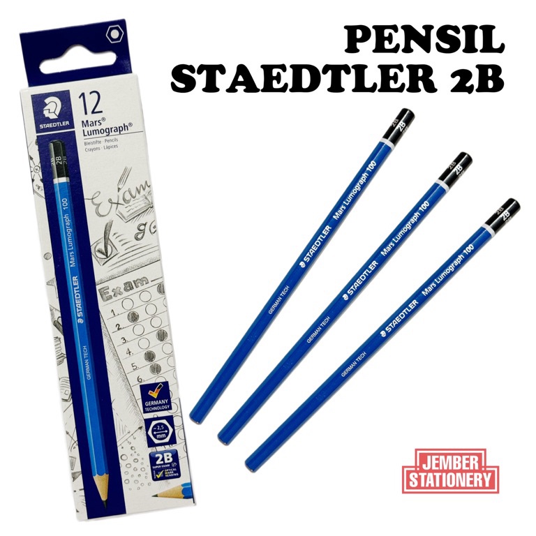 

12pcs Pensil Staedtler 2B p U2T8