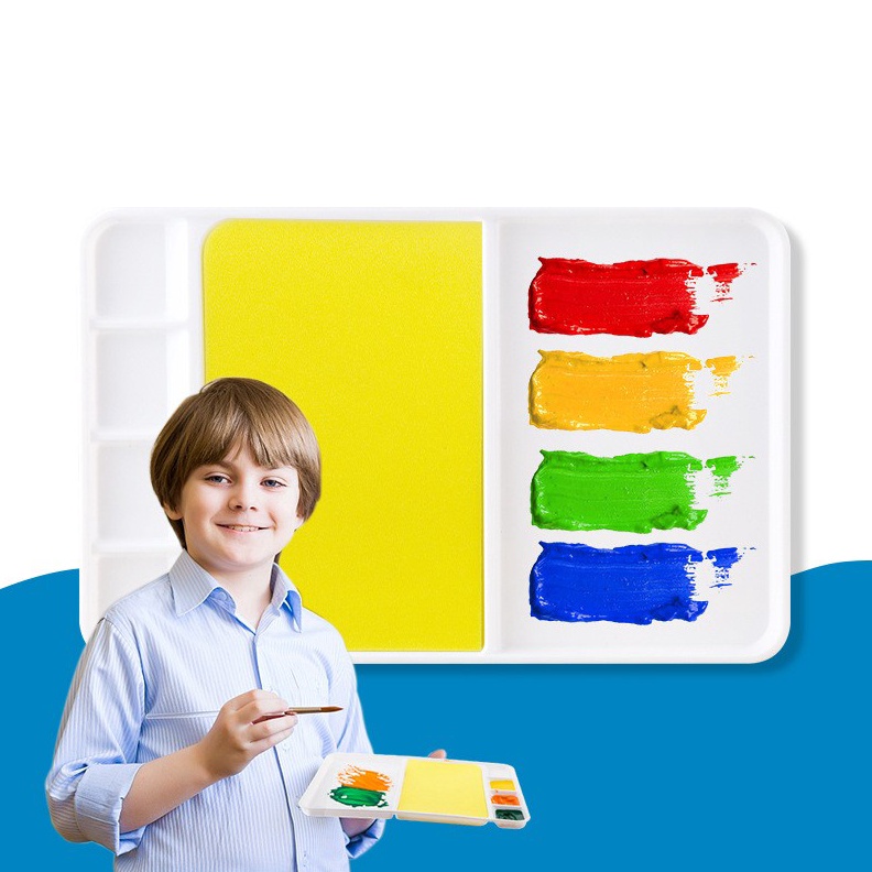 

Joan Miro Kids Paint Watercolor Palette Foldable Nonslip palet cat anak y T1Y8