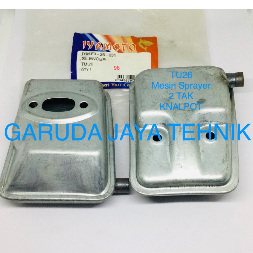 Knalpot tu26 mesin sprayer 2 tak mesin semprot hama