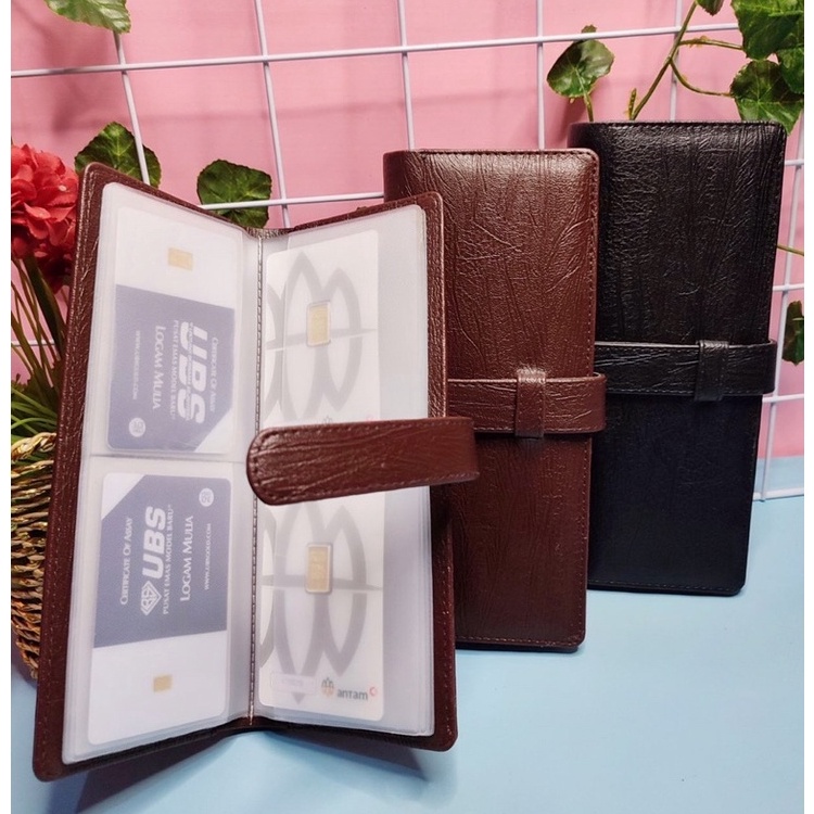 KODE Q17O Dompet Album LM Logam Mulia Tabungan Target Card Kartu Credit Card