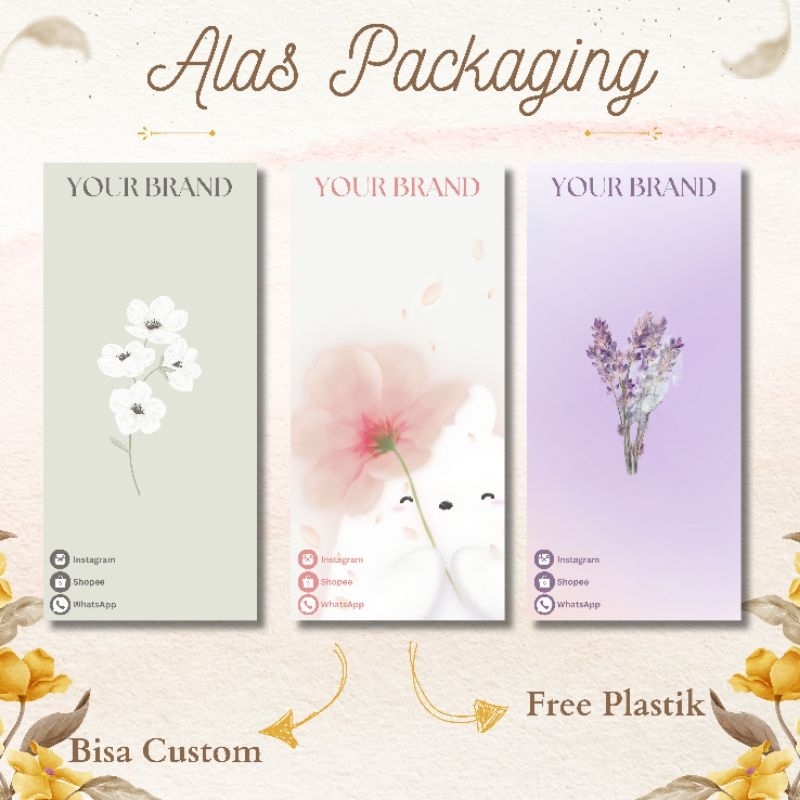 

Alas Packaging Strap VII / Alas Packing Strap / Kertas Packing / Aksesoris / Free Plastik / Bisa Custom Design / Alas Aksesoris/ Strap Phone/ Alas Kalung