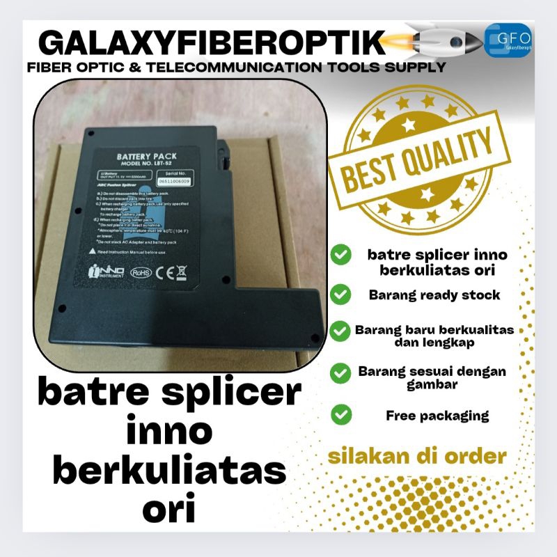 baterai splicer  inno view3 / baterai splicer inno a3 / baterai splicer inno