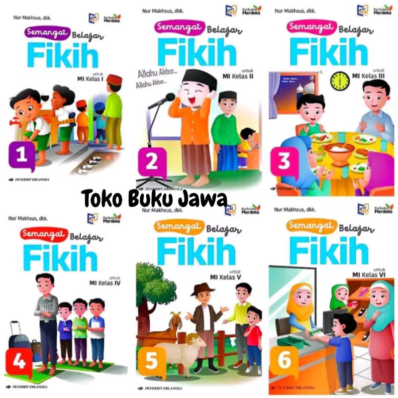 PROMO Buku SD Semangat Belajar Fikih Kelas 1 2 3 4 5 6 Erlangga Kurikulum Merdeka