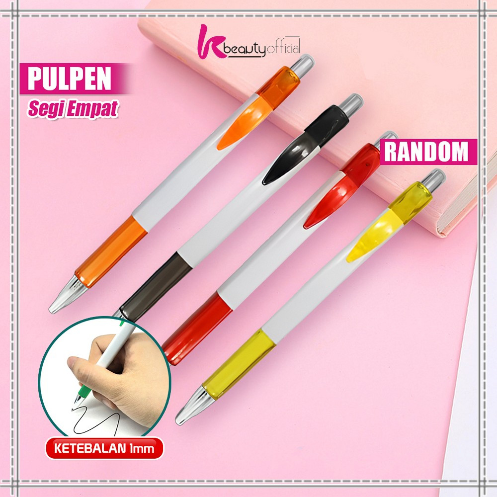 

KB-A94 Pulpen Plastik 1MM Pen Promosi Segi Empat / Pena Cetekan Pulpen Alat Tulis Kantor dan Sekolah Pulpen Souvenir Carinex