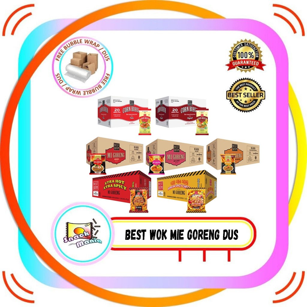 

Best Wok Mie Goreng | Bihun | Explodez 20 pcs DUS Mi Instan