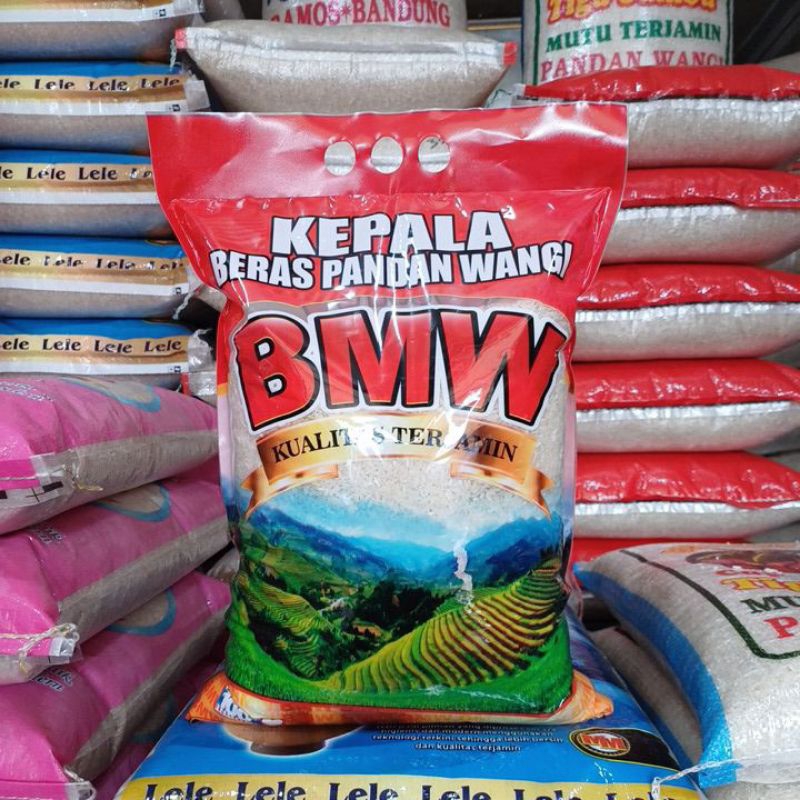 

beras kepala bmw pandan wangi 5kg premium