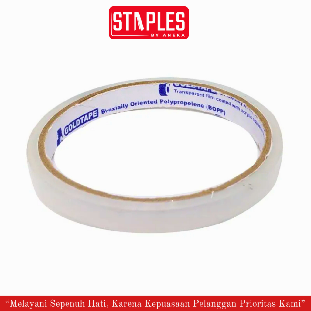 

Isolasi 1/2 Inc / Isolasi Bening 12MM / Selasiban Kecil / Selotip (pcs)