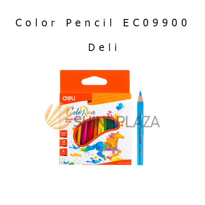 

Pensil Warna Deli 12 Warna - Mini Color Pencil Deli 12 Colors EC09900