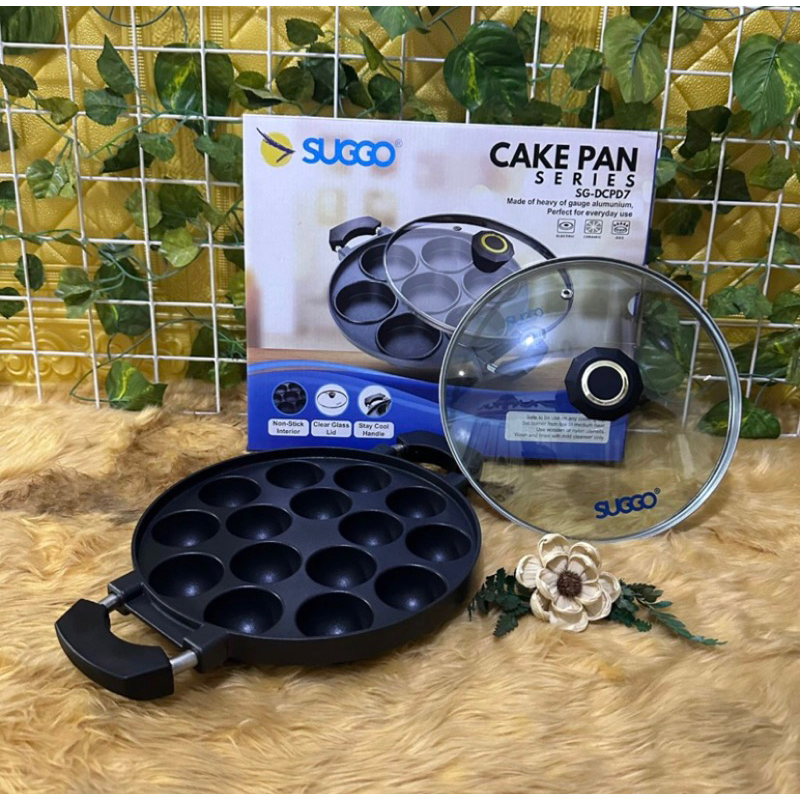 SUGGO CETAKAN TAKOYAKI CETAKAN KUE MARTABAK MINI 7 LUBANG / 8/15 LUBANG DATAR TAKOYAKI DORAYAKI CETA