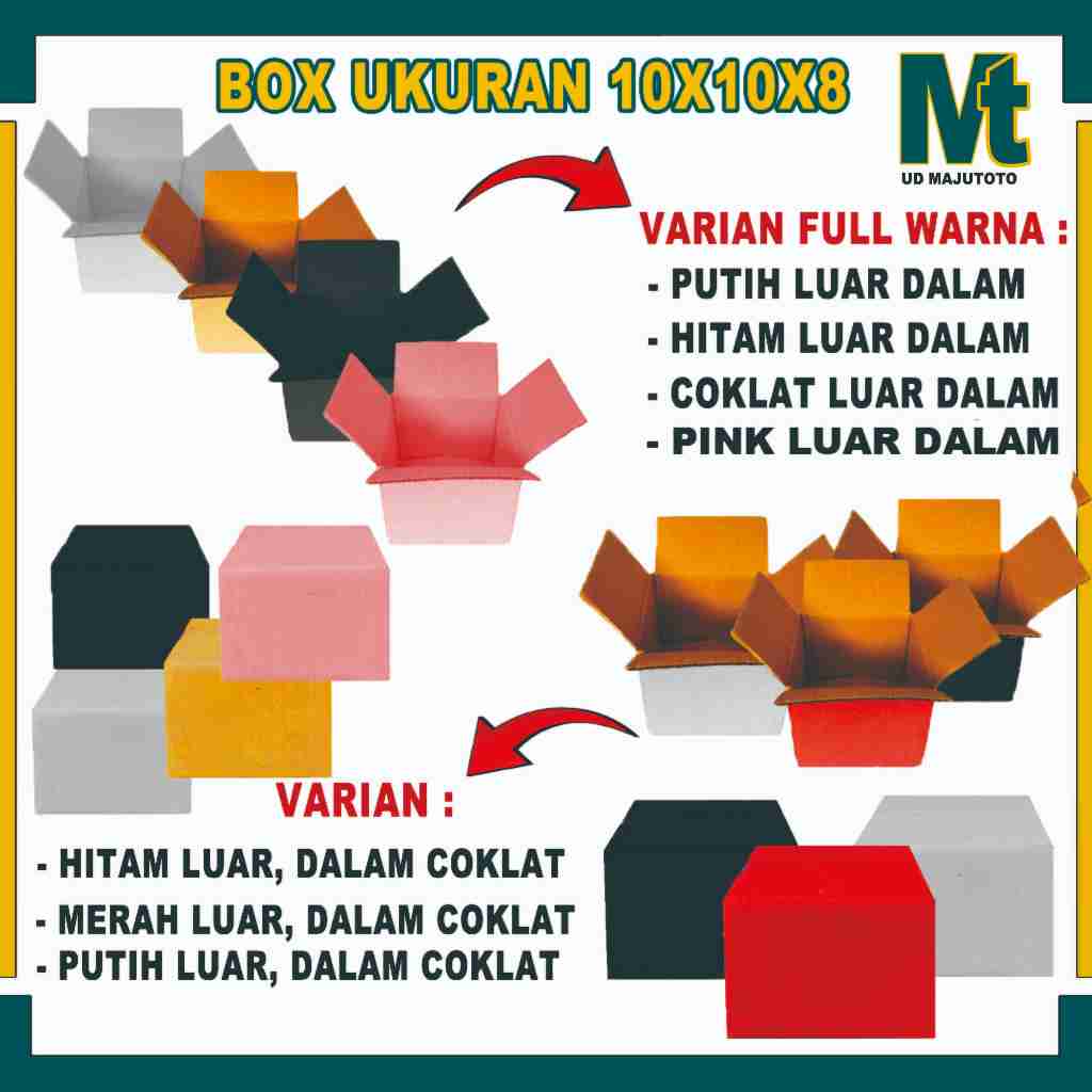 

Box 10x10x8 Cm / Box Packing A1 / Kardus Polos