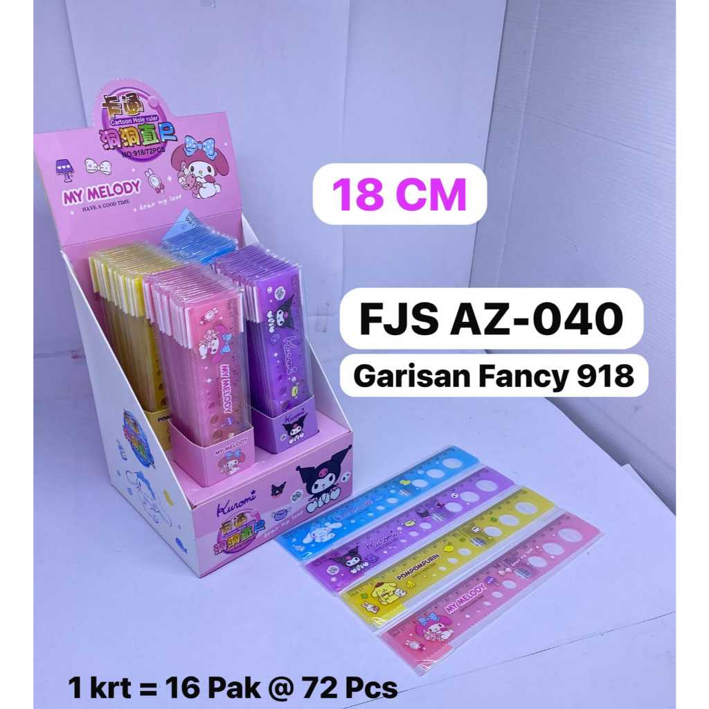 

Penggaris Garisan Ruler Kecil 18cm Motif Fancy Sanrio/ Penggaris Lurus 18cm Ada Bentuk Lingkaran Sanrio