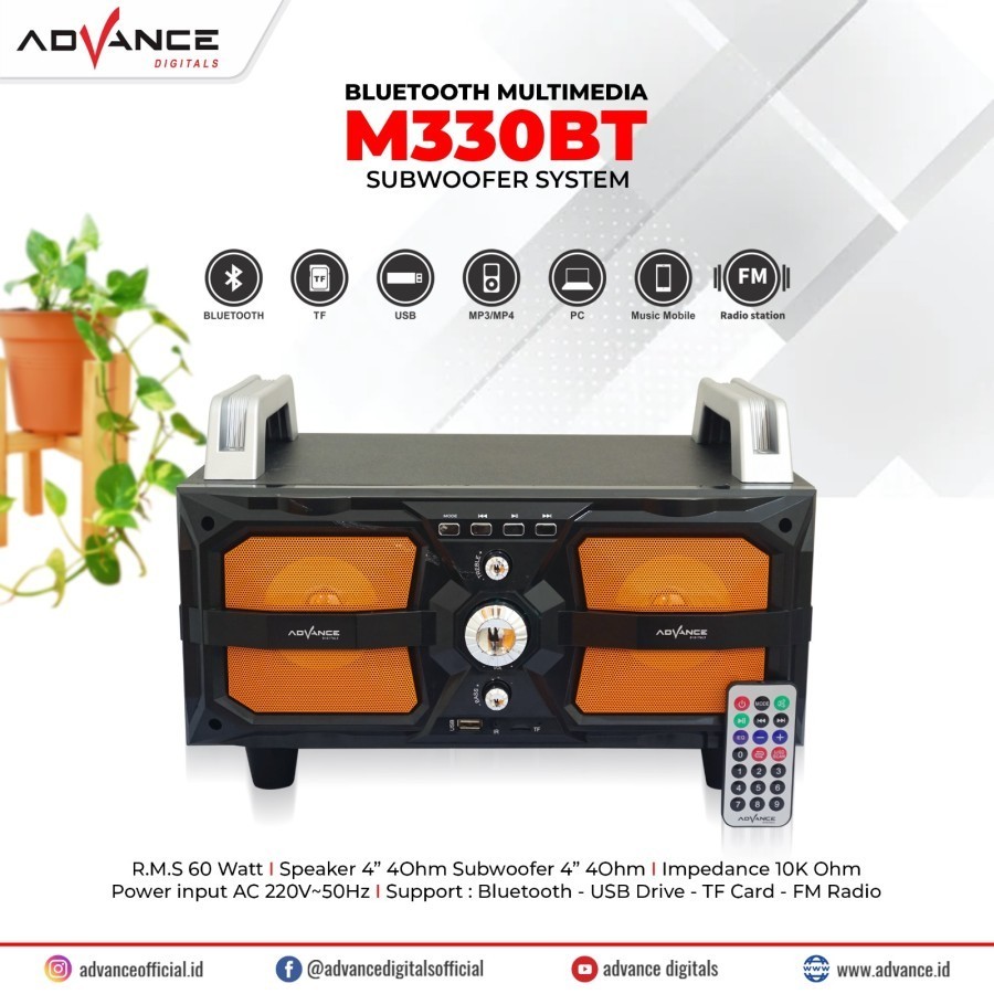 Advance M330BT M-330BT Speaker Bluetooth