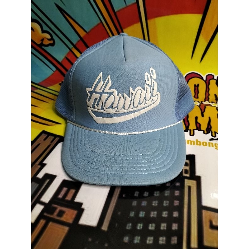Vintage Hawaii Trucker Hat / Topi Jaring " Hawaii "