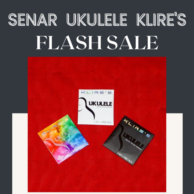 Klires Senar 4 Tali Ukulele 1 Set Murah Medan Aksesoris Accessories Ukulele