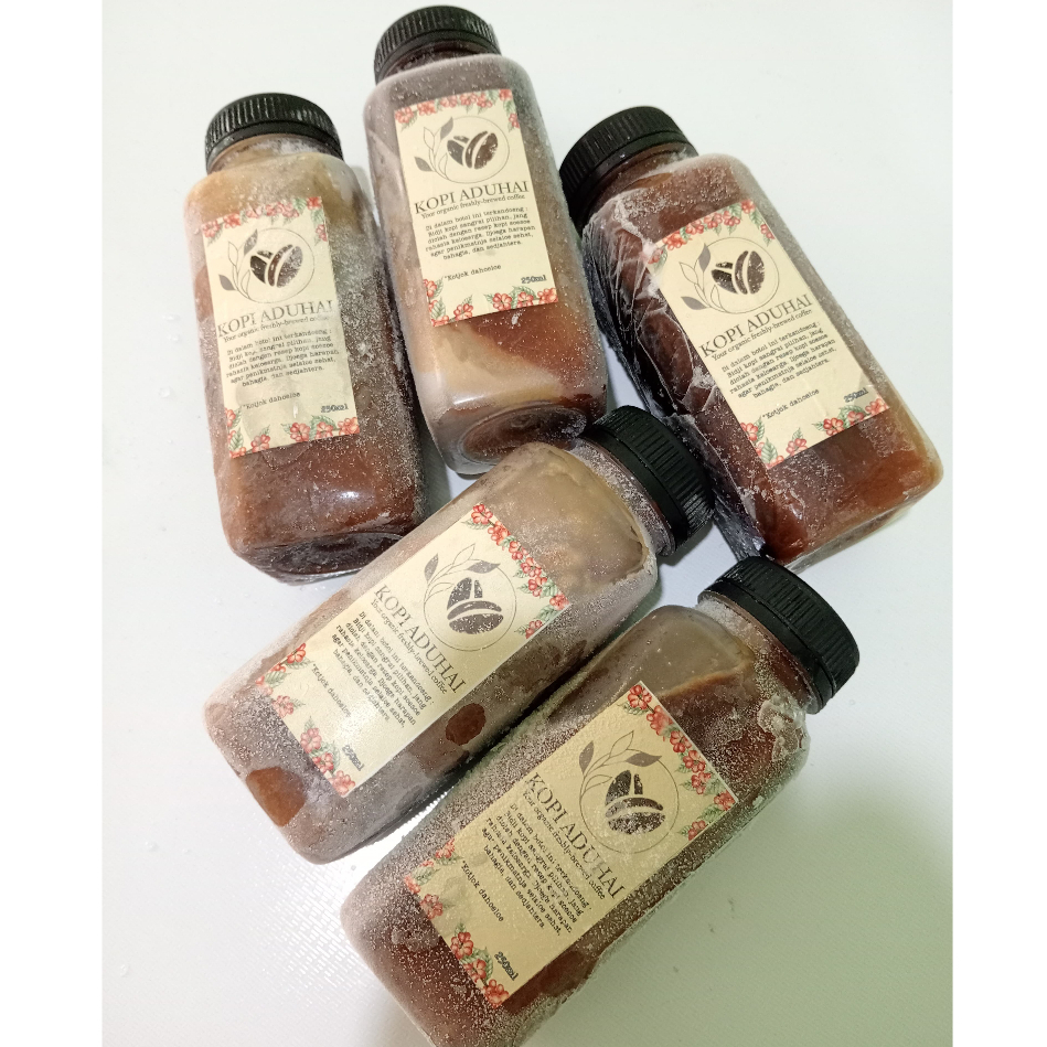 

Kopi aduhai 250ml dari biji kopi asli