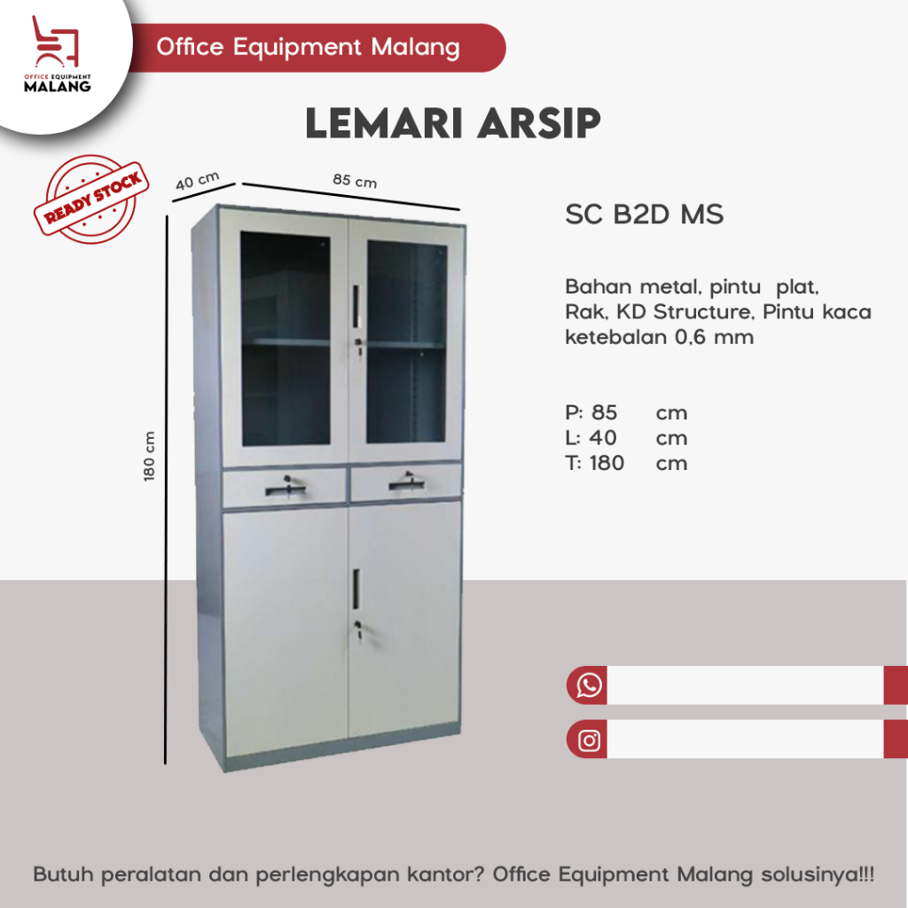 LEMARI ARSIP/LEMARI BESI/LEMARI KANTOR IMPORTA