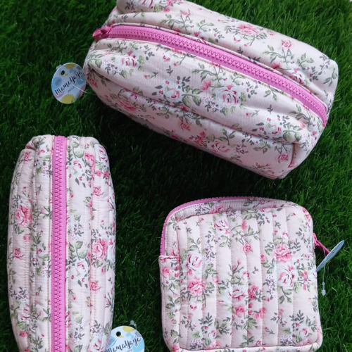 

mamayaya.project pencilcase/cosmepouch/minipouch medium rose pink