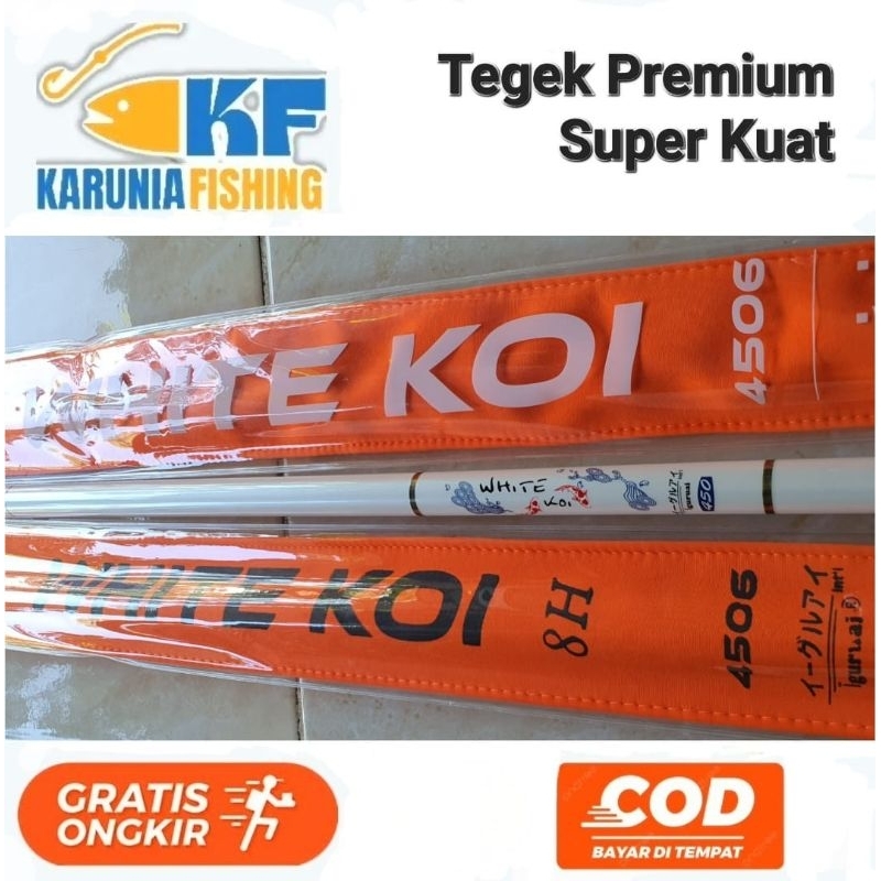 Joran Tegek Iguruai White Koi Super Premium Tegek 8H