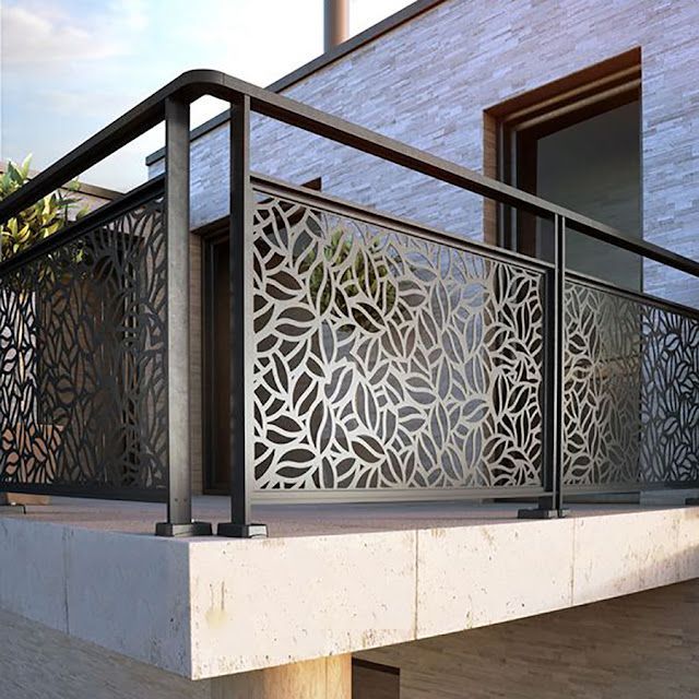 

railing cutting motif custom