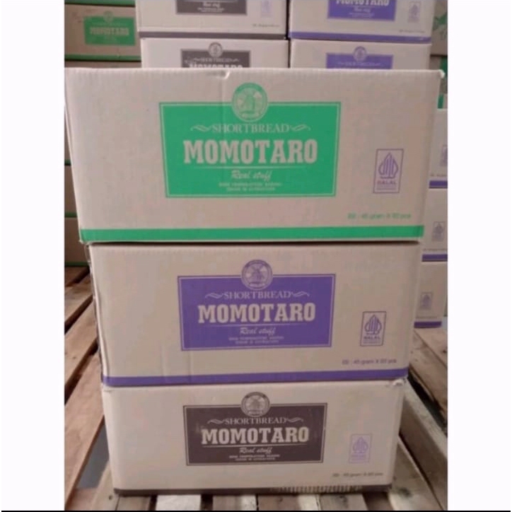 

MOMOTARO SHORTBREAD Kue Kukis Enak Murah (DUS)