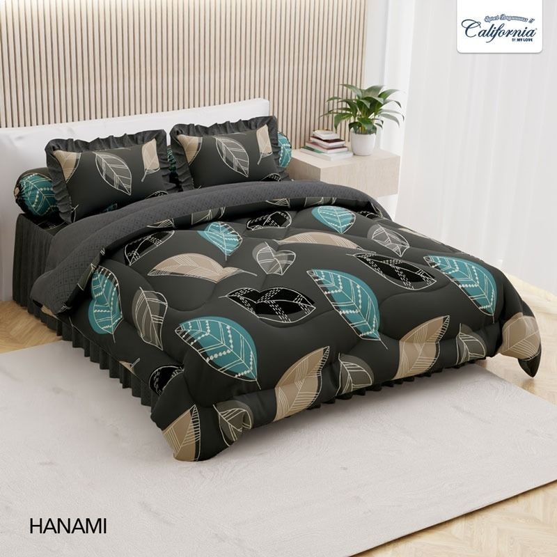 BED COVER CALIFORNIA Original Sprei Rumbai King dan Queen Etalase 4