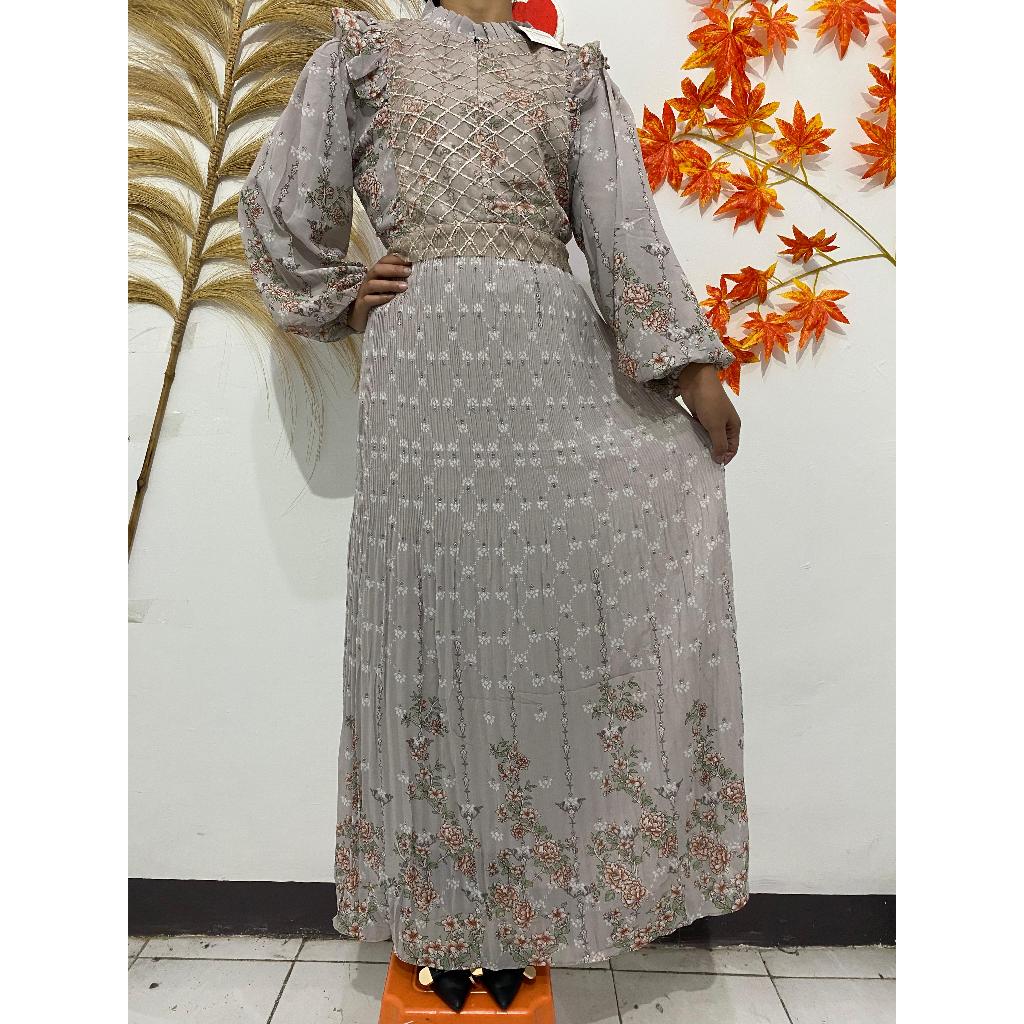GAMIS/DRESS/BAJU SYARI WANITA MOTIF 7 GRATIAS CITRA 1035