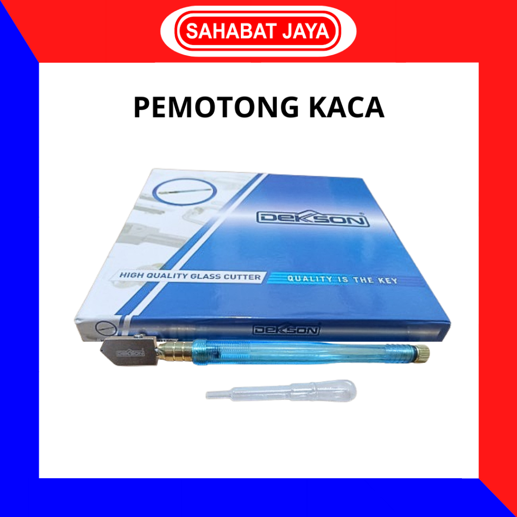 Pemotong Kaca Dekson Dekkson Original Asli Alat Pemotong Kaca Original Murah Glass Cutter Pisau Kaca