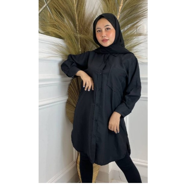 AN FASHION - LISA TOP / TUNIK BAJU ATASAN WANITA / KEMEJA OOTD / RAISA TUNIK QIRANI