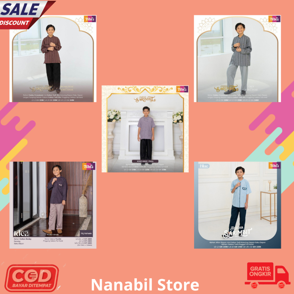 KOKO ANAK NIBRAS PROMO DISKON SERBA 30%