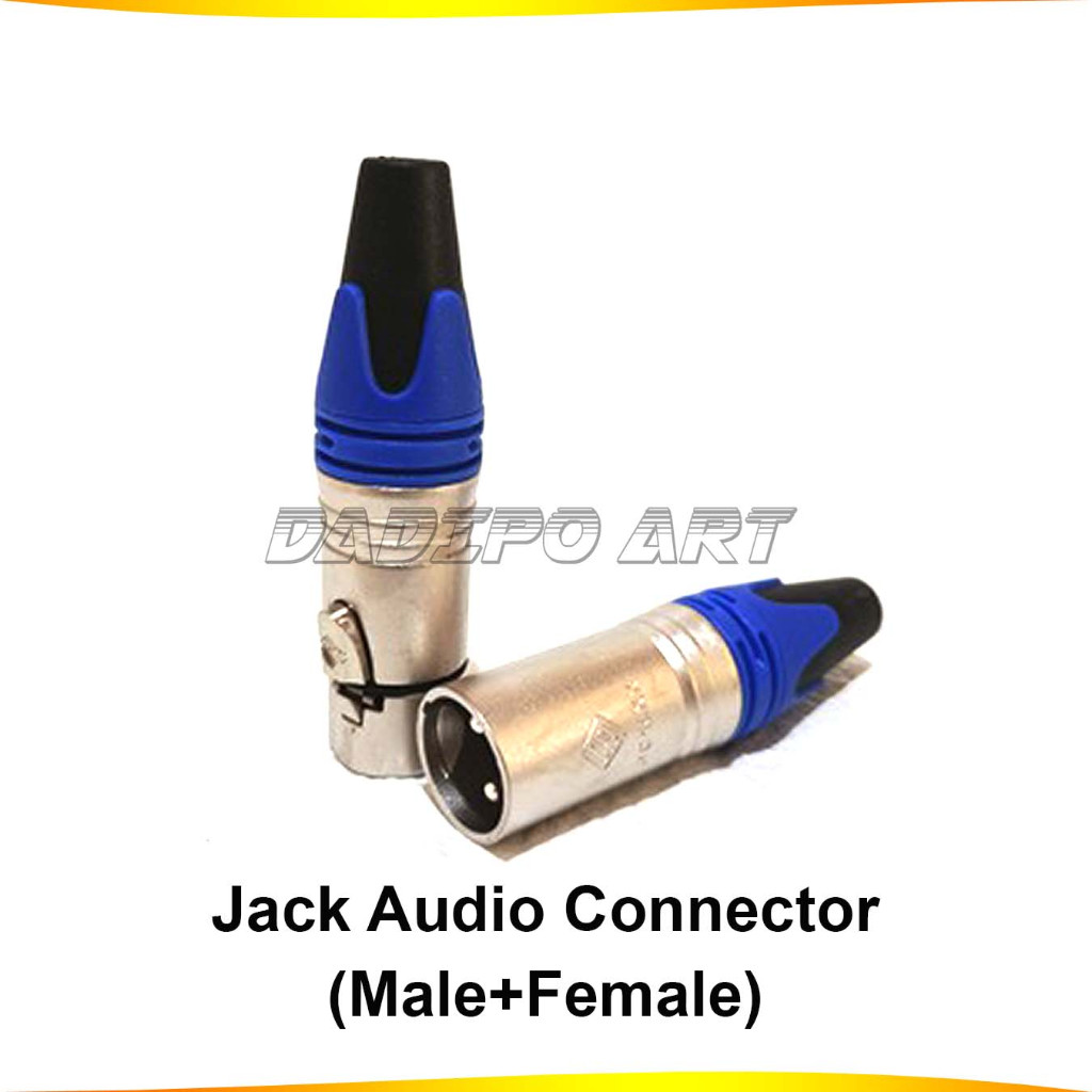 Geisler Jek Konektor Canon XLR Male+Female Sepasang (1set)
